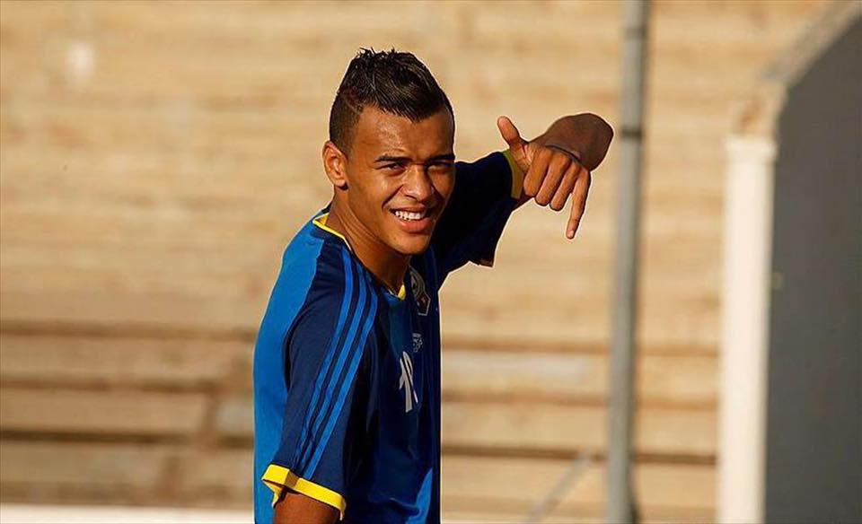 الليبي أنيس سلتو لاعب نادي الاتحاد السكندري