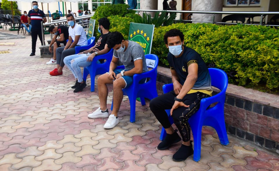 مسحة فريق الاتحاد السكندري
