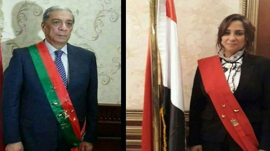 القاضية مروة بركات ووالدها الشهيد المستشار هشام بركات