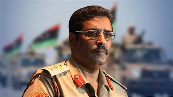 المتحدث الرسمي باسم الجيش الوطني الليبي اللواء أحمد المسماري