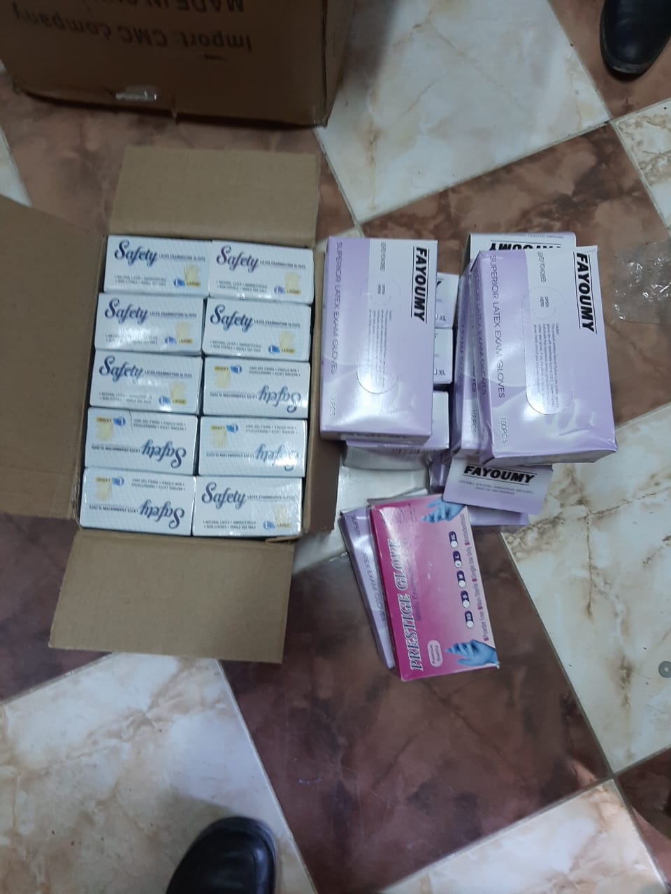 مضبوطات الحملة 