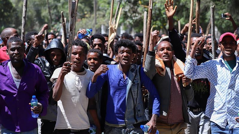 مقتل 50 شخصا على الأقل خلال الاحتجاجات في إثيوبيا