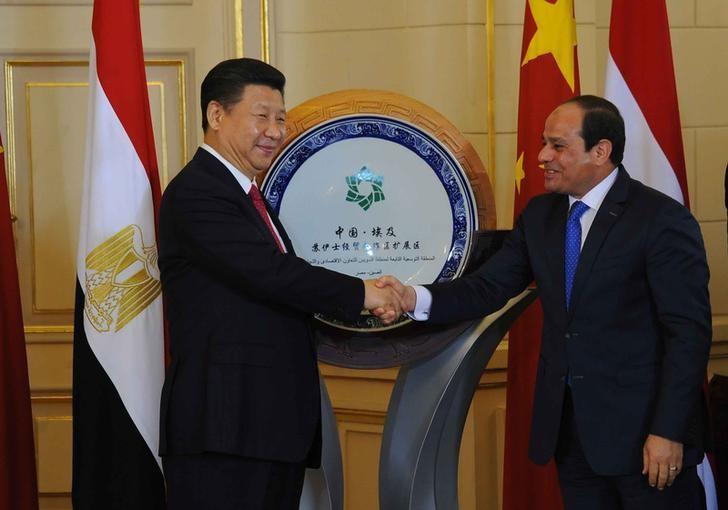 الرئيس السيسي والرئيس الصيني شي جين بينج