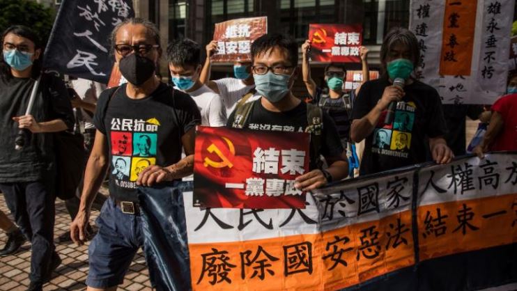 متظاهروا هونج كونج متظاهروا هونج كونج