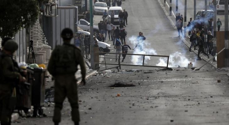  مواجهات بين الاحتلال والفلسطينيين في الخليل وسقوط مصابين