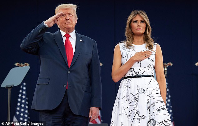 فستان ميلانا ترامب 