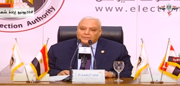المستشار لاشين إبراهيم، رئيس الهيئة الوطنية للإنتخابات