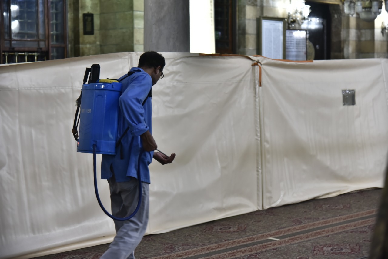 إنشاء حرم آمن حول ضريح السيدة زينب منعا لتفشي كورونا