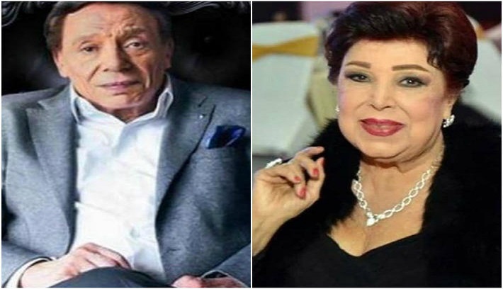 رجاء الجداوي وعادل امام