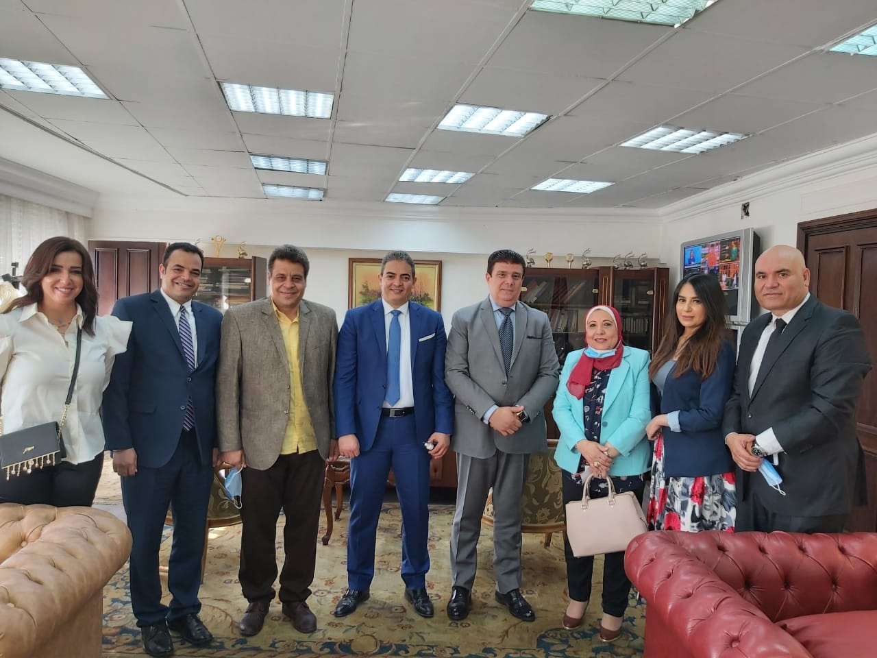 حسين زين والقائم بأعمال نقيب الإعلاميين