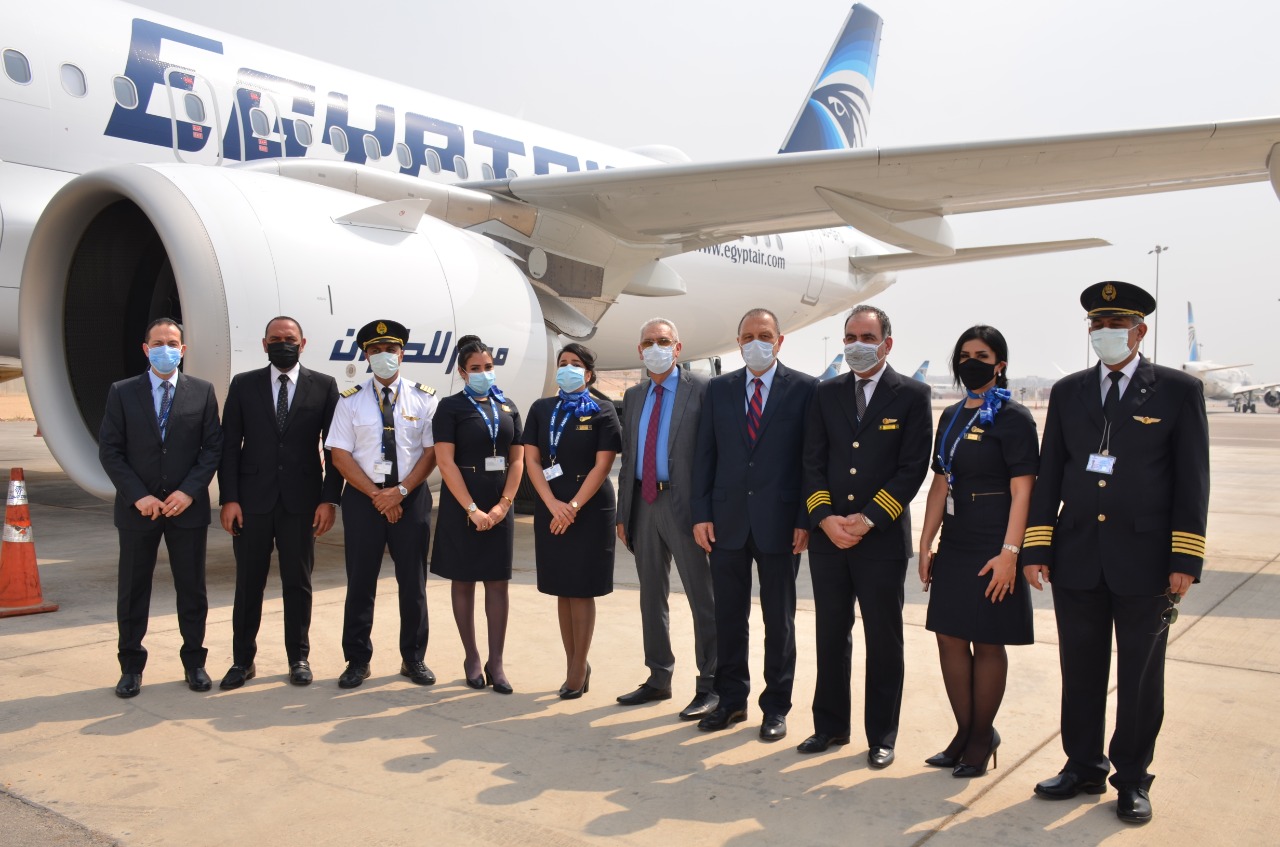 طائرة مصر للطيران إيرباص A320neo  طائرة مصر للطيران إيرباص A320neo