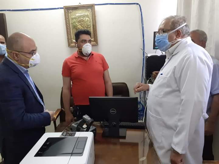 تطوير بنك الدم بمستشفى بني سويف الجامعي