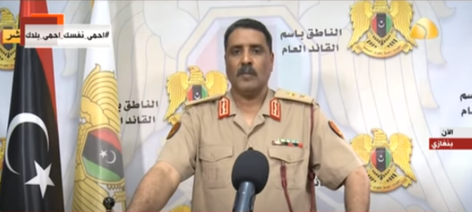 اللواء أحمد المسماري المتحدث باسم الجيش الوطنى الليبي