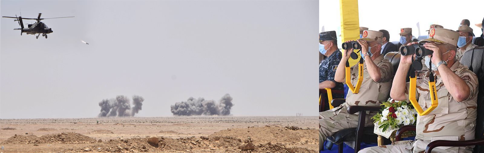 صورة من المناورة حسم 2020