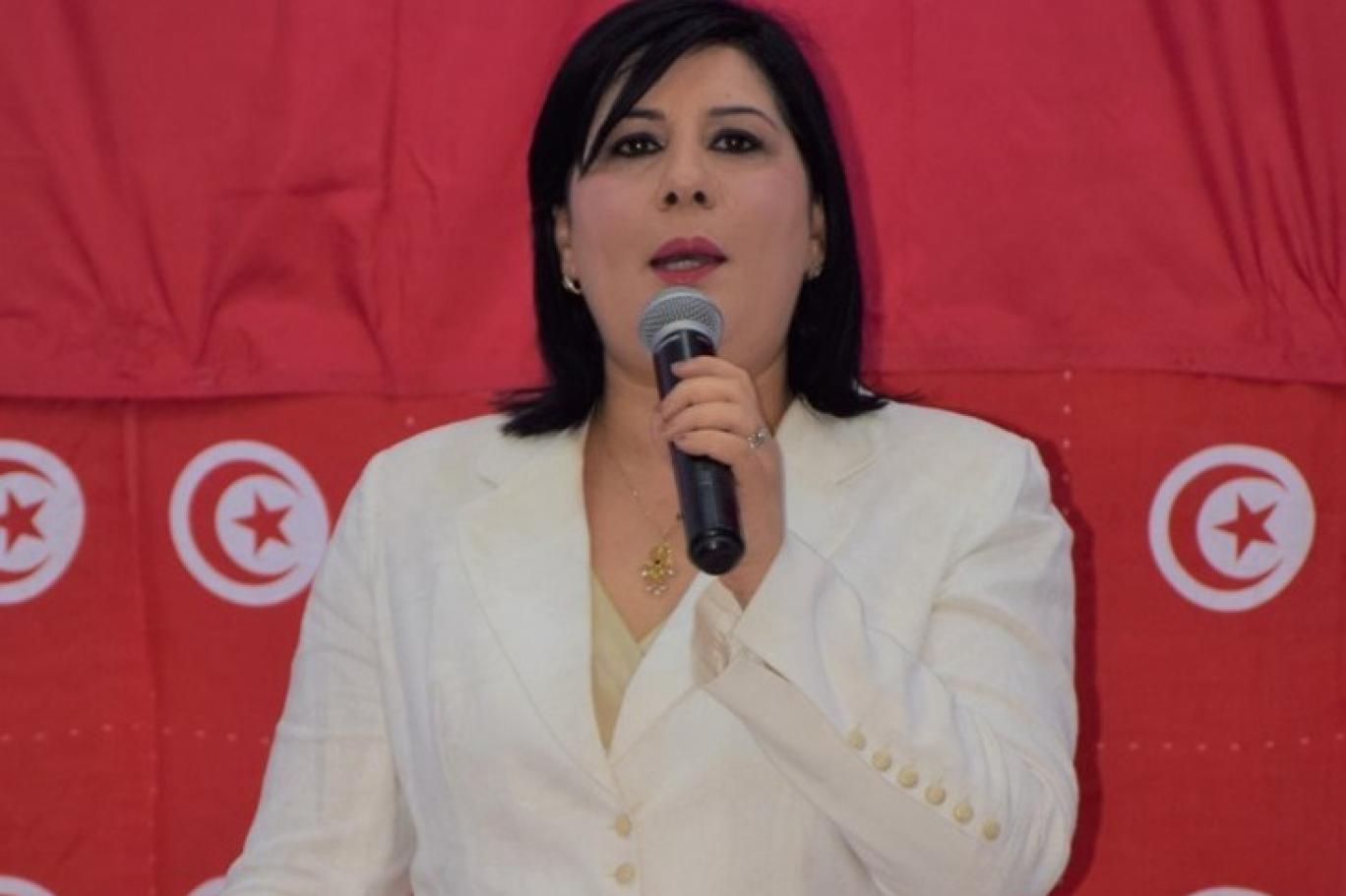 عبير موسي تدخل فى اعتصام مفتوح بالبرلمان التونسي