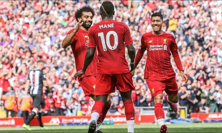 ماني وصلاح وفيرمينو