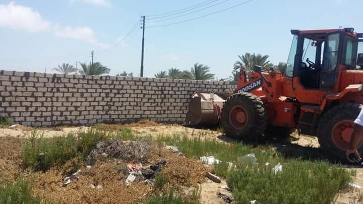 ازالة التعديات على اراضي الدولة 