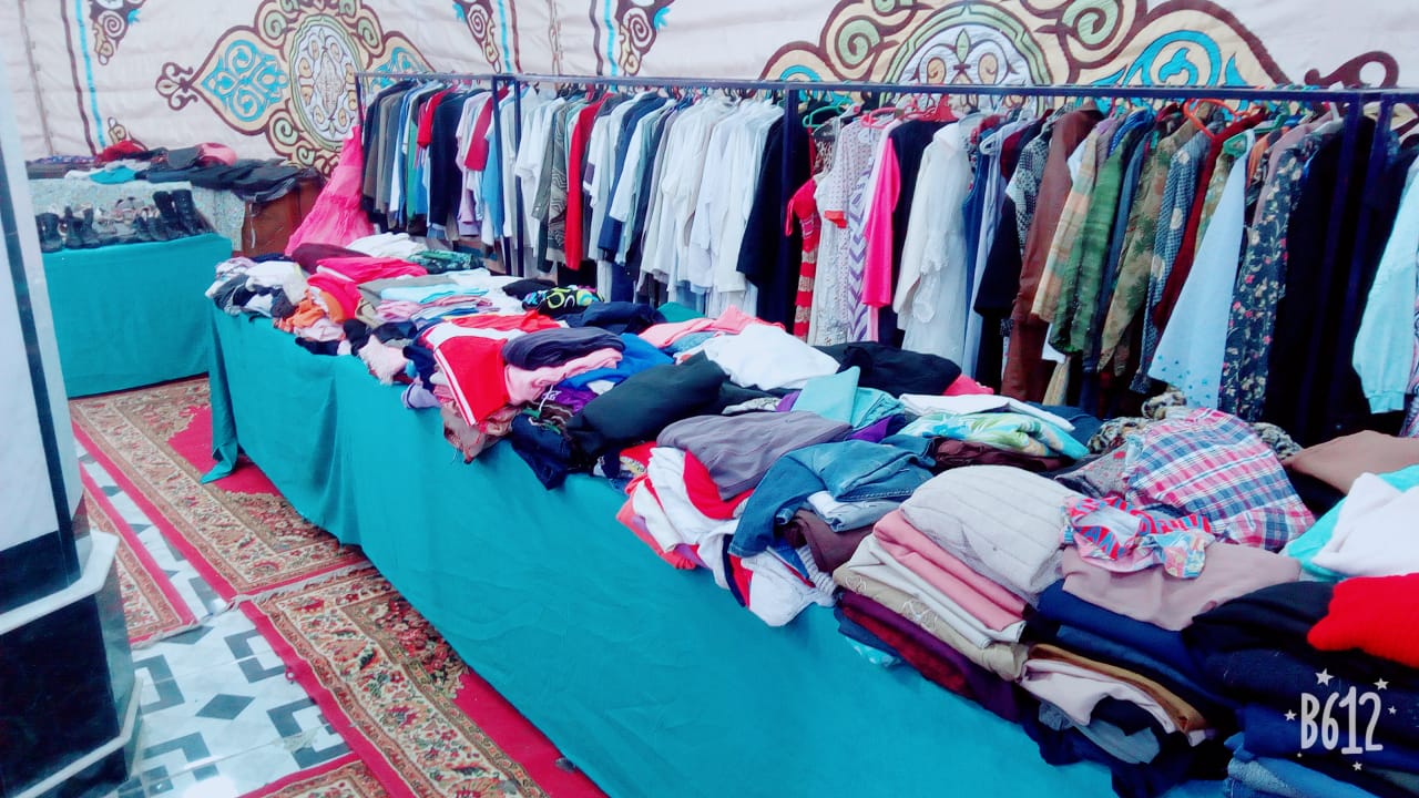 الأورمان تنظم معرض ملابس