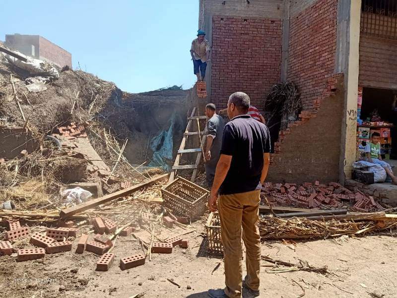 ازالة التعديات على أراضي الدولة 