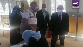 رئيس جامعة أسيوط يتفقد لجان كلية التربية النوعية