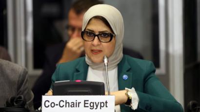 د.هاله زايد وزيرة الصحة والسكان