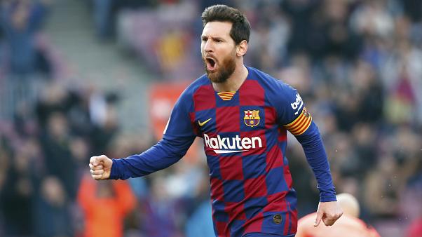 ميسي لاعب فريق برشلونة