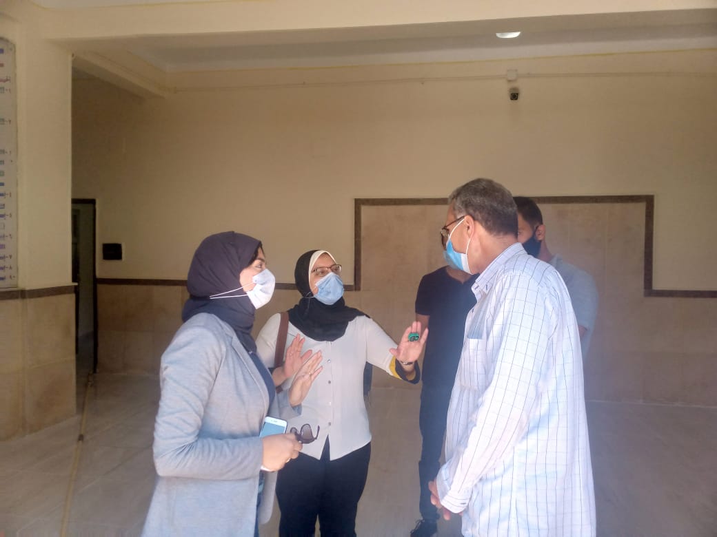 نائب محافظ القليوبية تتفقد وحدة المتغيرات المكانية بالخانكة 