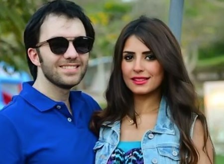 شريف رمزى و زوجته