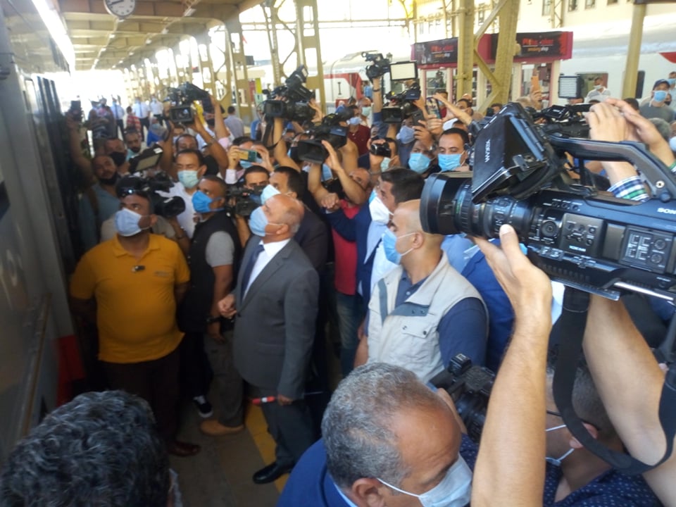 وزير النقل بمحطة مصر 