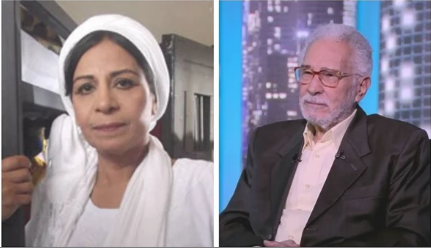 عبد الرحمن ابو زهرة وعفاف مصطفى 