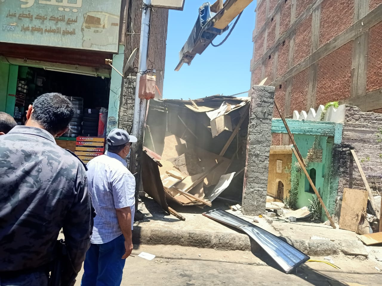 ازالة 15 حالة تعدى على اراضى املاك دولة