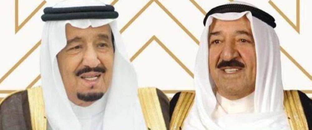 خادم الحرمين وأمير الكويت