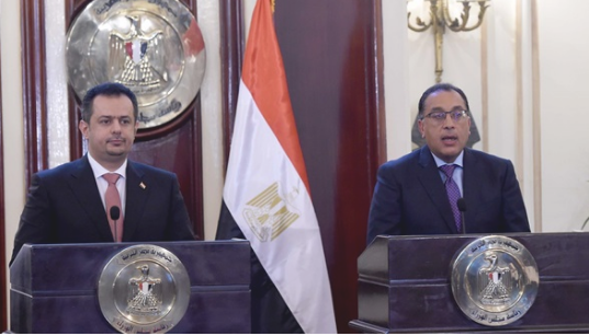 رئيس الوزراء ونظيره اليمني  رئيس الوزراء ونظيره اليمني