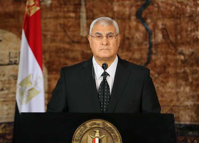 المستشار عدلي منصور