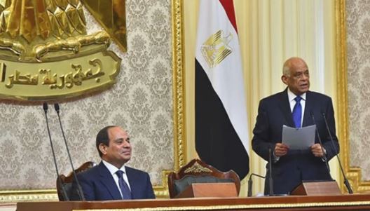 الرئيس السيسي والدكتور علي عبد العال 