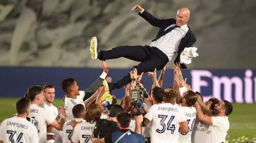 زيدان مدرب ريال مدريد