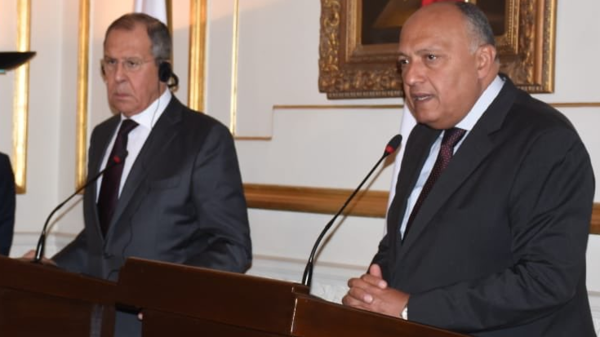 سامح شكري وسيرجي لافروف