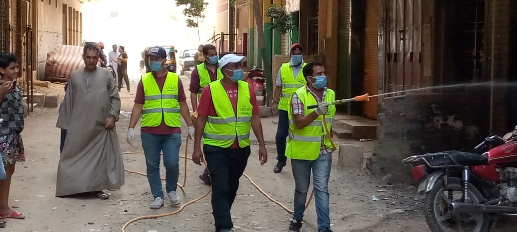 حملة أبو العينين لتطهير شوارع الجيزة