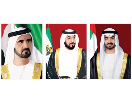 قادة الإمارات يهنئون الرئيس السيسي