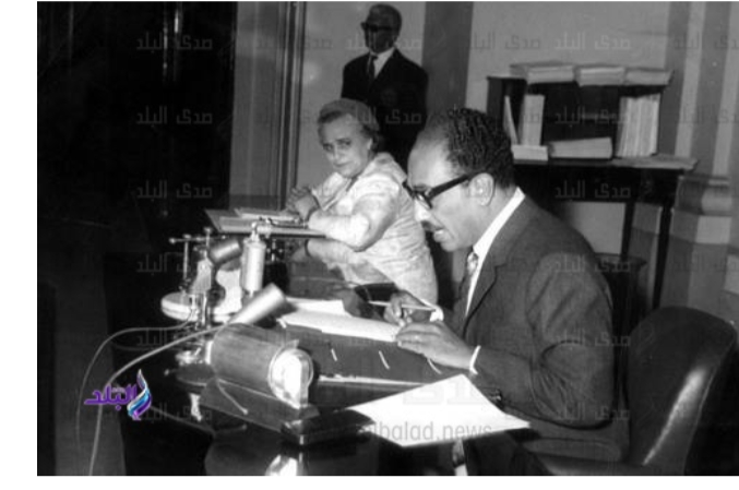 الراحل أنور السادات رئيسا لمجلس الأمة- أرشيفية