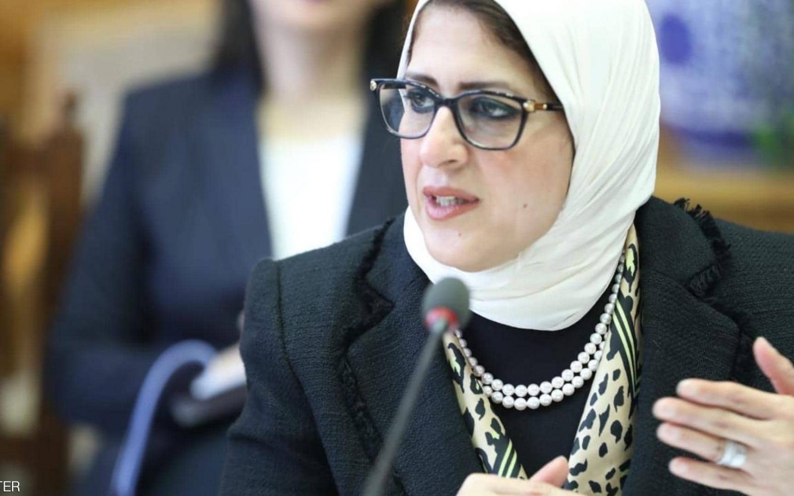 هالة زايد وزيرة الصحة 