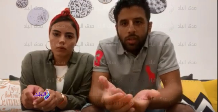 بطلة واقعة المايوه البوركينى وزوجها 
