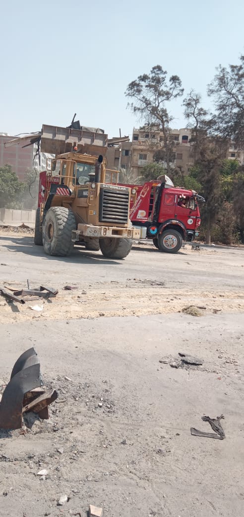 جانب من أعمال رفع المخلفات التي قام بها مجلس القبائل العربية