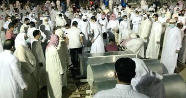 جانب من تشييع جثامين الضحايا الخمس