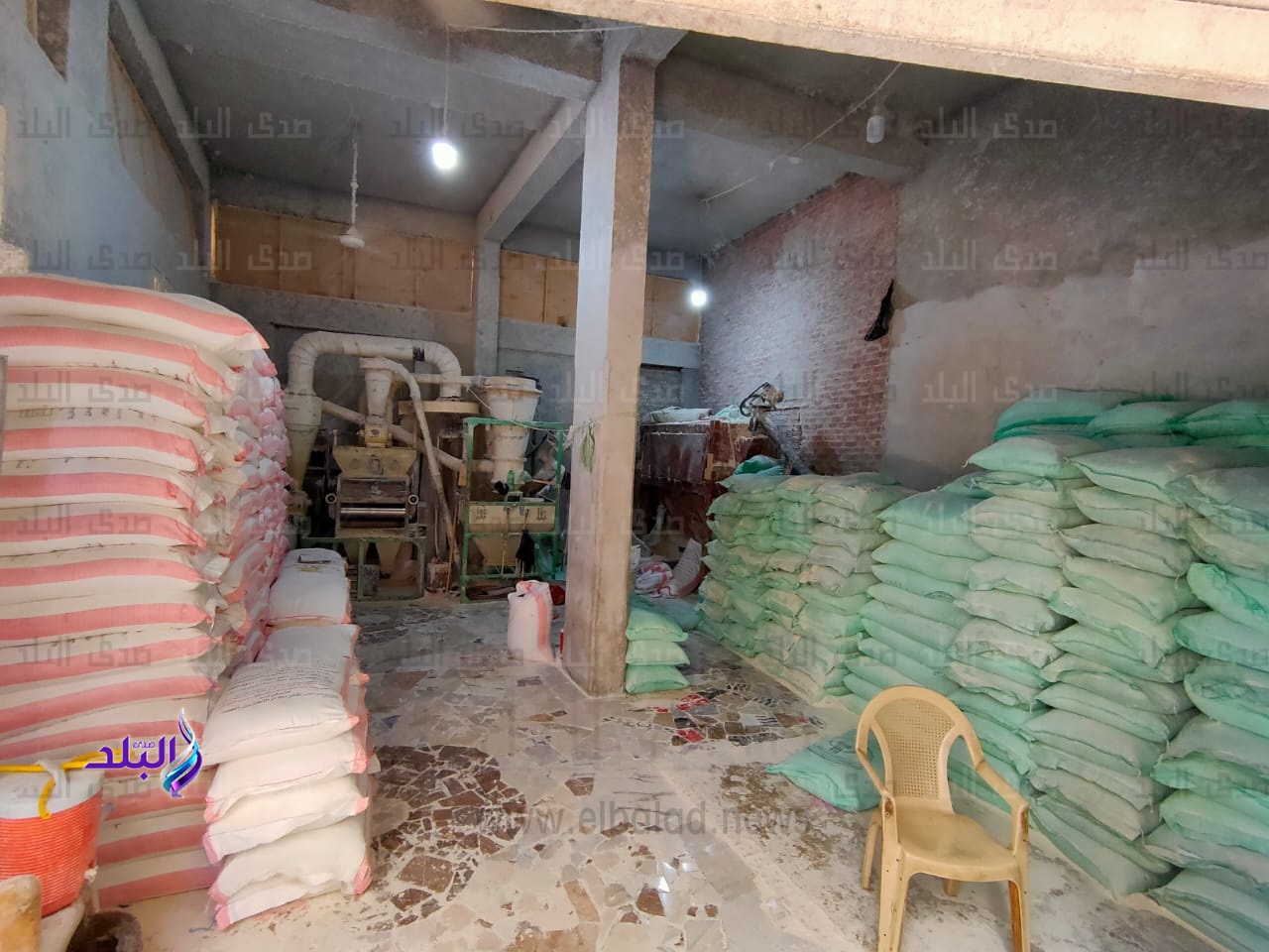 19طن.. سقوط مافيا تهريب الدقيق المدعم فى دمياط