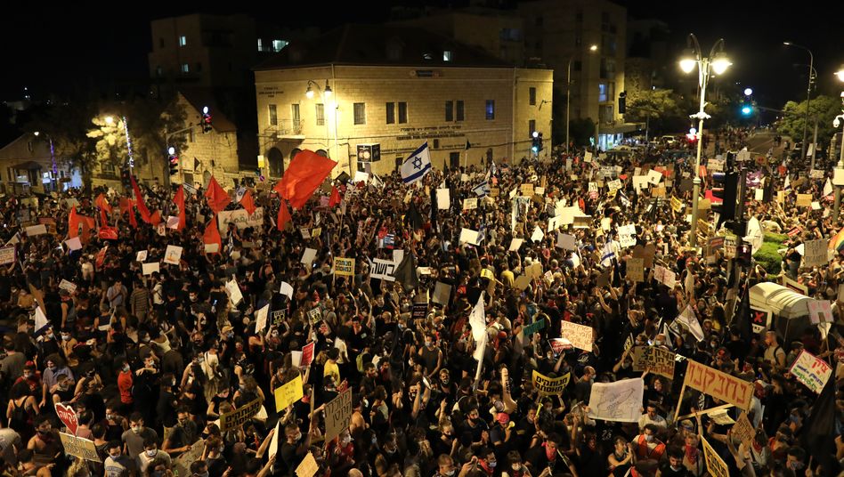 مظاهرات في اسرائيل