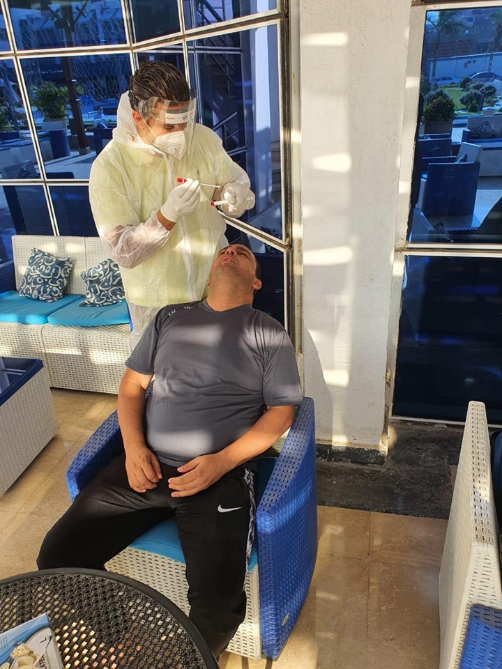 المسحة الخاصة بفيروس كورونا 