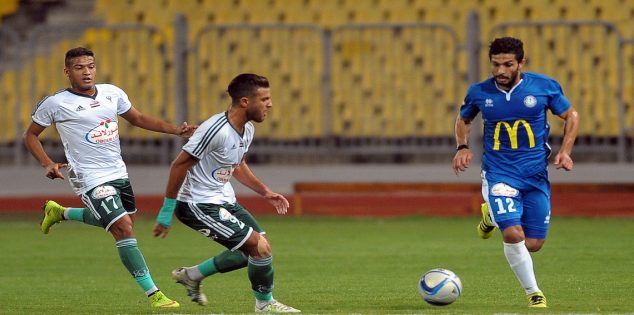 لقاء سابق بين سموحة والمصري 