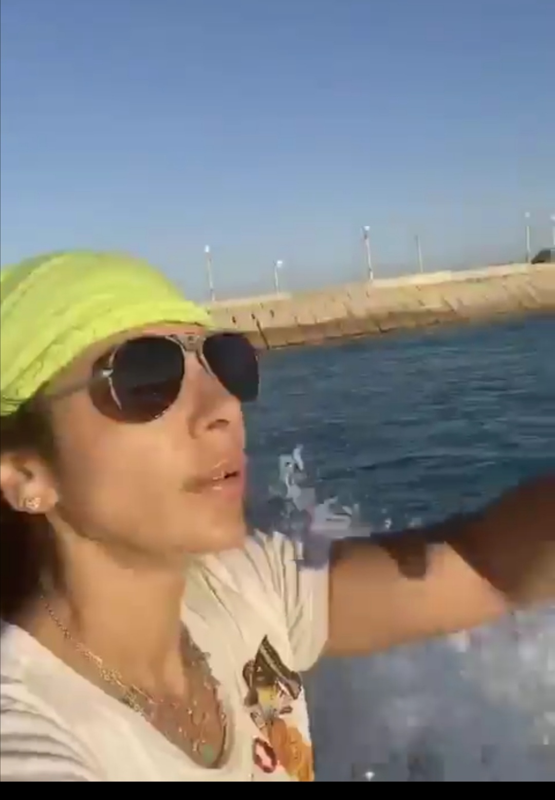 تعرض بسمة وهبة واصالة لحادث 