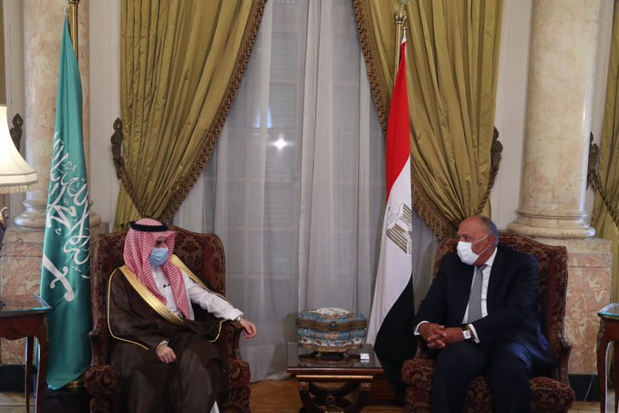 وزيرا خارجية مصر والسعودية